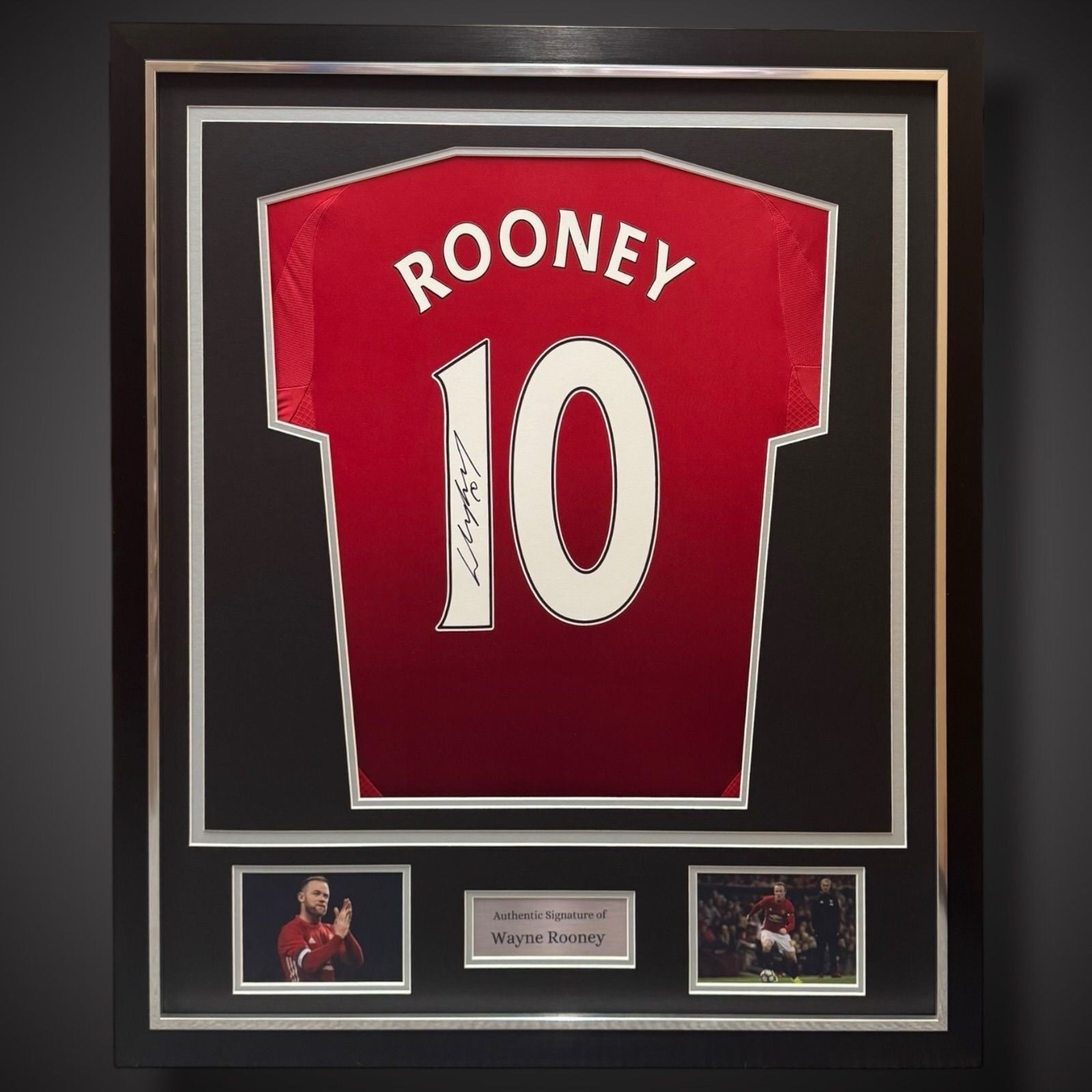 Wayne Rooney Hand Signed And  Deluxe Framed Manchester United Shirt £2990