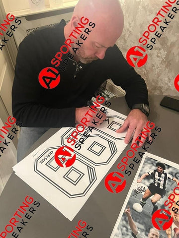 Framed Alan Shearer Hand Signed Newcastle Football Shirt With COA  £2751