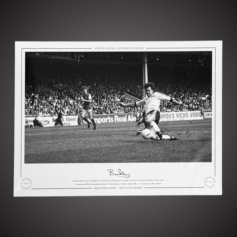 Bryan Robson- Manchester United 1983 FA Cup Winners Signed Photo £25 12X160
