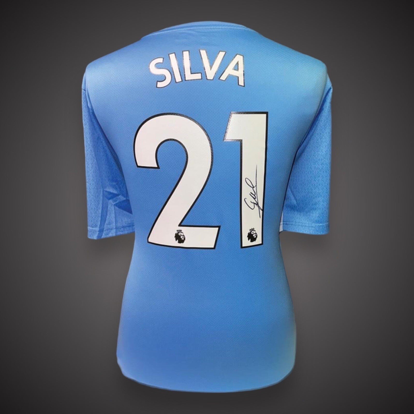 Manchester City David Silva Hand Signed Football Shirt With COA £1990