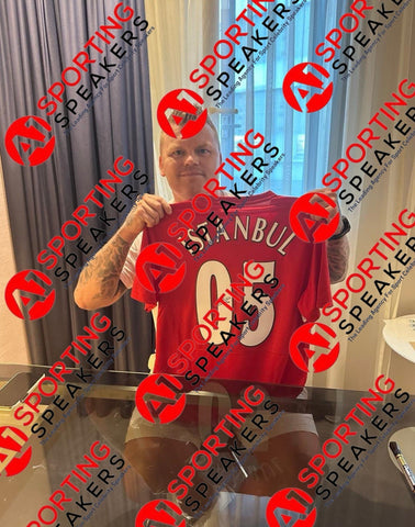 Liverpool 2005 Champions League Final Retro Shirt Signed By 15  £799 With COA12