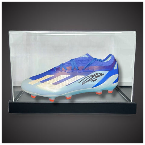 West Ham Jarrod Bowen Hand Signed Football Boot In Acrylic Case With COA