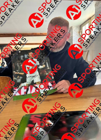 Wayne Rooney England Hand Signed Framed Photograph