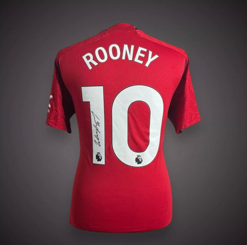 Wayne Rooney Hand Signed Manchester United Shirt