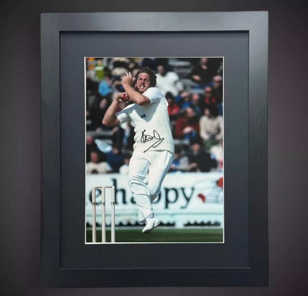 Cricket Legend- Ian Botham Hand Signed Cricket Framed Photograph