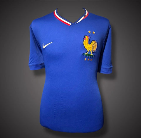 Framed Zinedine Zidane Hand Signed France Football Shirt With  COA