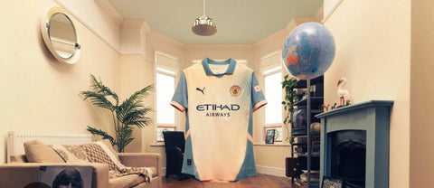 Deluxe Framed Manchester City Signed Noel Gallagher Special Ltd Ed Shirt Definitely City