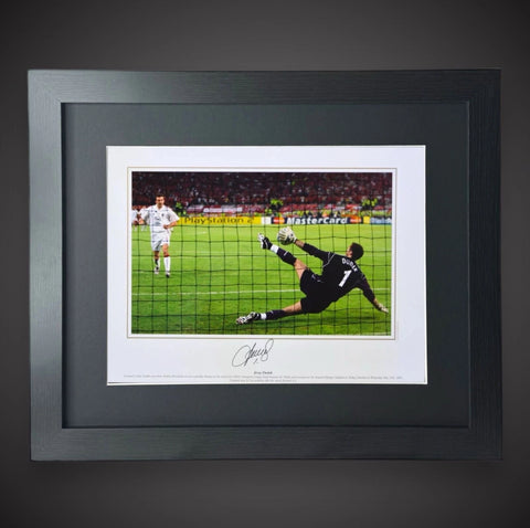 Framed Liverpool Jerzy Dudek Hand Signed Photo With COA