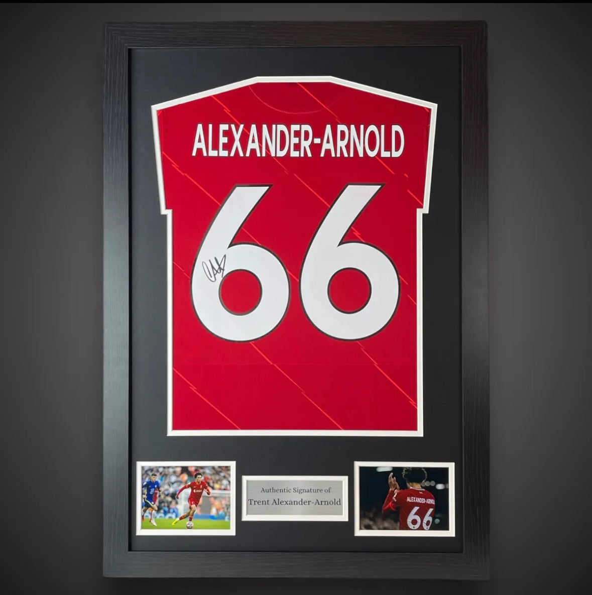 Trent Alexander Arnold Liverpool 2021/22  Signed & Framed Shirt