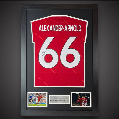 Trent Alexander Arnold Liverpool 2021/22  Signed & Framed Shirt