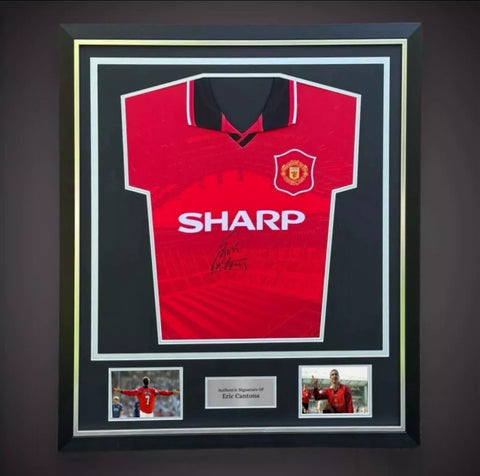 Eric Cantona, Signed And Deluxe Framed Manchester United Shirt 1994/96