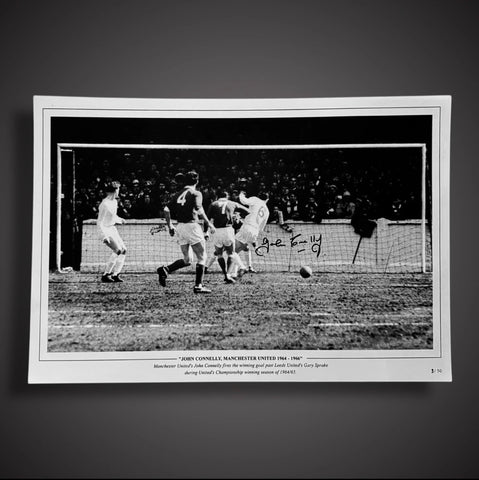 Manchester United- John Connelly Hand Signed Photo