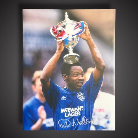 Mark Walters Hand Signed Rangers Photo