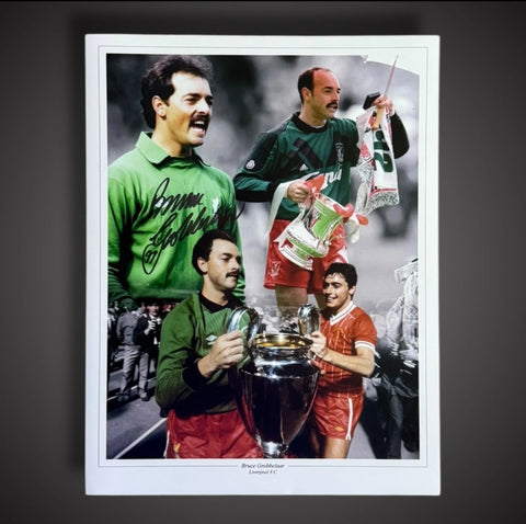 Bruce Grobbelaar Liverpool FC Hand Signed Photo