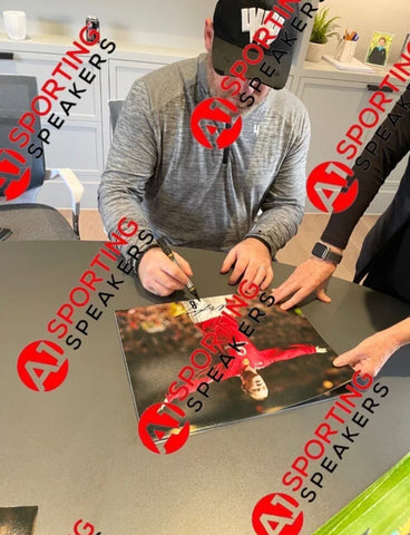 Exclusive Signing Special- 4 x Wayne Rooney Hand Signed Photos With COAs