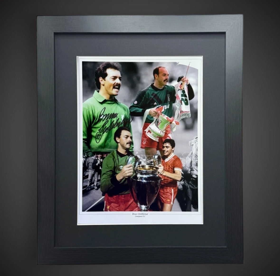 Framed Bruce Grobbelaar Liverpool FC Hand Signed Photo