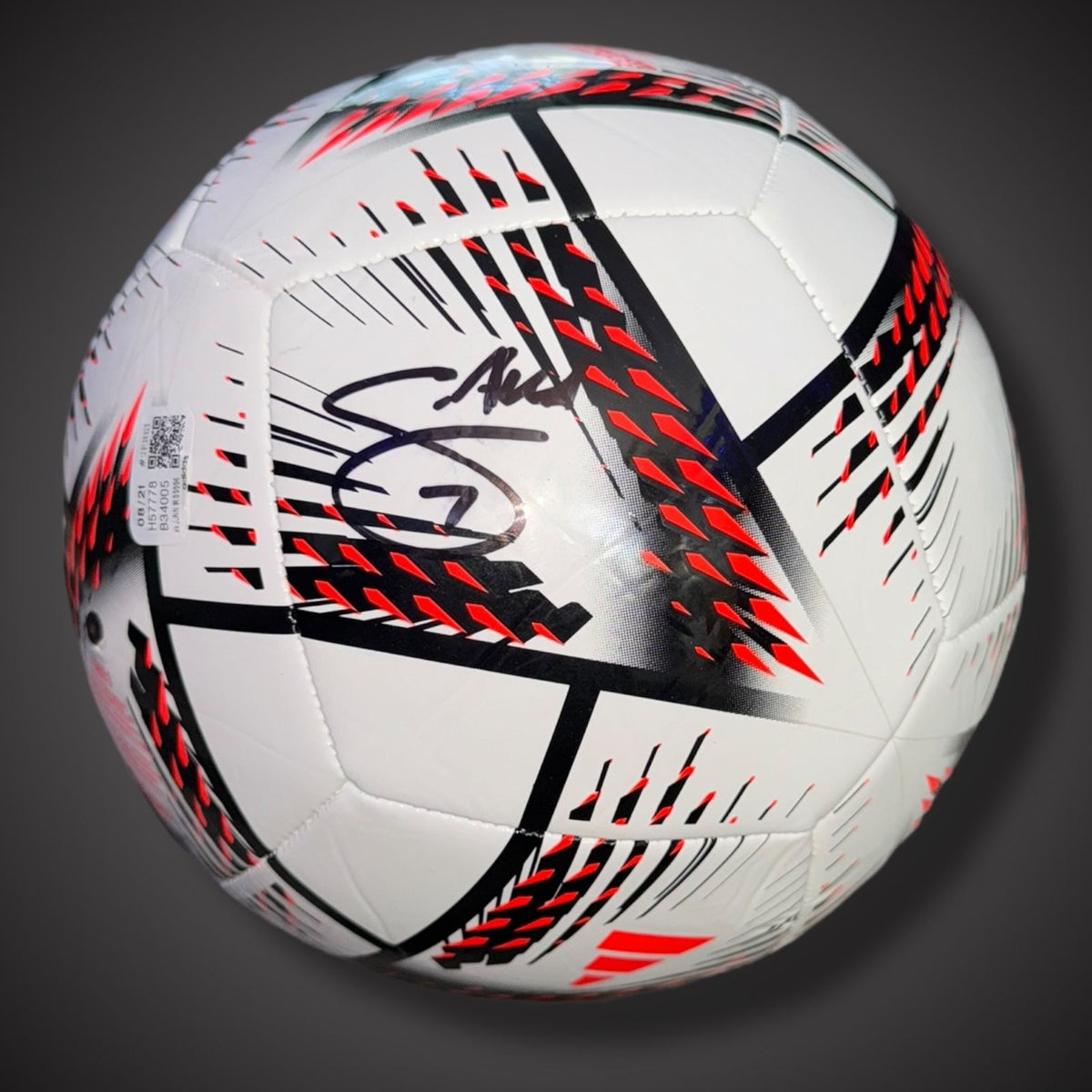 Bukayo Saka Hand Signed Football With Beckett Authentication