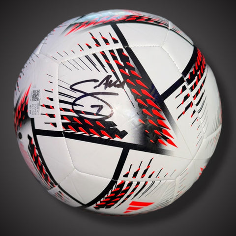 Bukayo Saka Hand Signed Football With Beckett Authentication