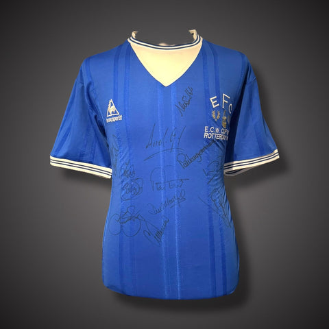 Everton 125 Year Football Shirt Hand Signed By 10+ Players
