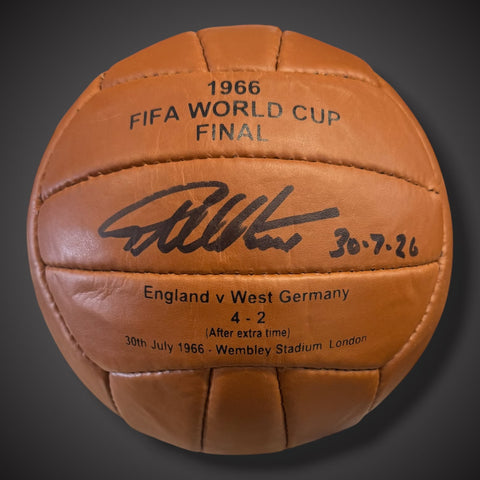Sir Geoff Hurst 60th Anniversary Hand Signed Ball £99 Limited Time Only