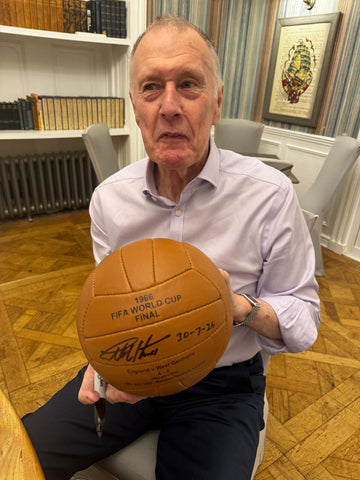 Sir Geoff Hurst 60th Anniversary Hand Signed Ball £99 Limited Time Only