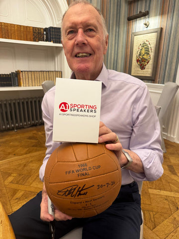 Sir Geoff Hurst 60th Anniversary Hand Signed Ball £99 Limited Time Only