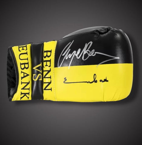 Chris Eubank & Nigel Benn Hand Signed Boxing Glove With COA