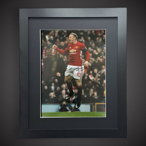 Framed Wayne Rooney Hand Signed Manchester United  Photo £69.99 16X200
