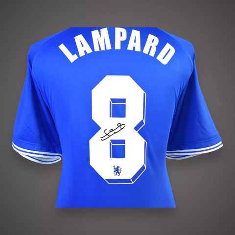 Frank Lampard Chelsea Hand Signed Shirt Private Signing