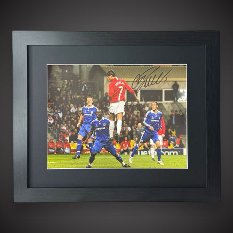 Cristiano Ronaldo Manchester United Hand Signed Framed Photo With COA £3500