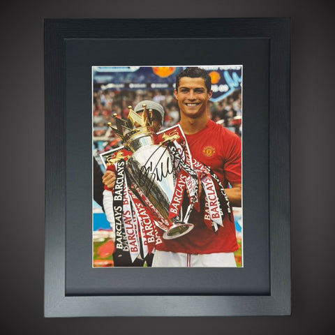 Cristiano Ronaldo Manchester United Hand Signed Framed Photo With COA £3500